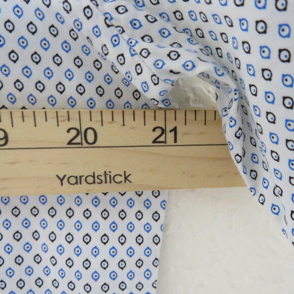 Michael Brandon* Men's Short Sleeve Button Down Curved Hem BOHO Shirt~ Size XL - Picture 7 of 12